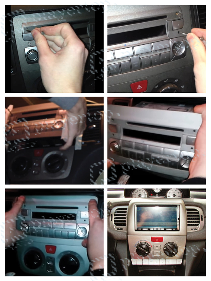 Installation autoradio Fiat Lancia Musa